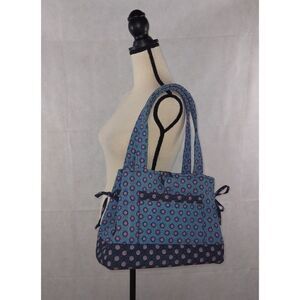 Beautiful and Unique Blue and Red Fabric Purse